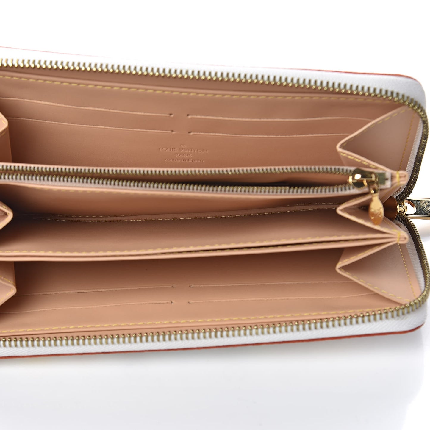 Monogram Multicolor Zippy Wallet White