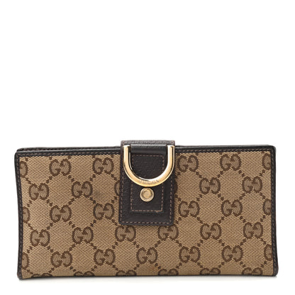 Gucci Monogram Abbey Continental Wallet Dark Brown 1 of 11