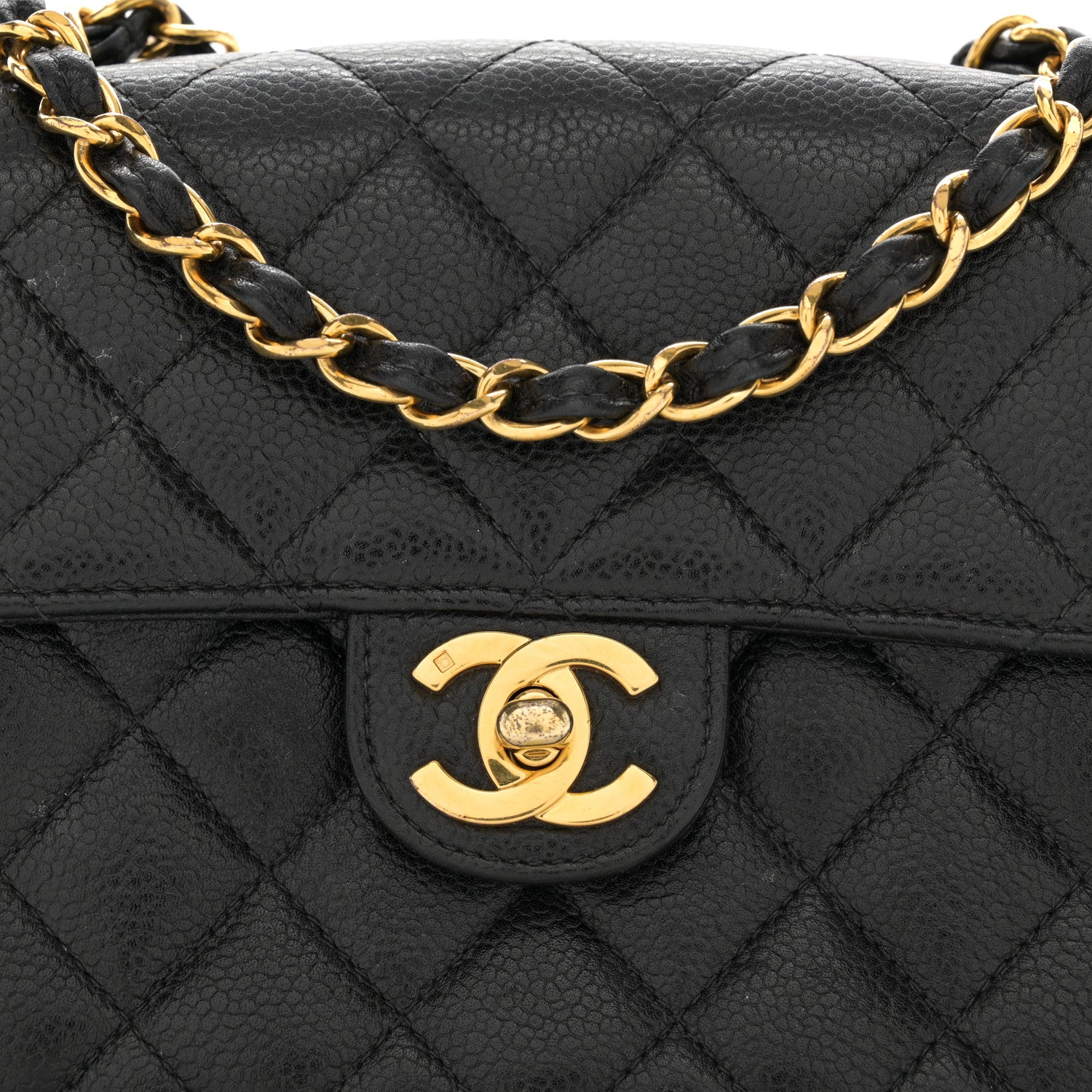 Chanel Caviar Quilted Mini Square Flap Black 6 of 14