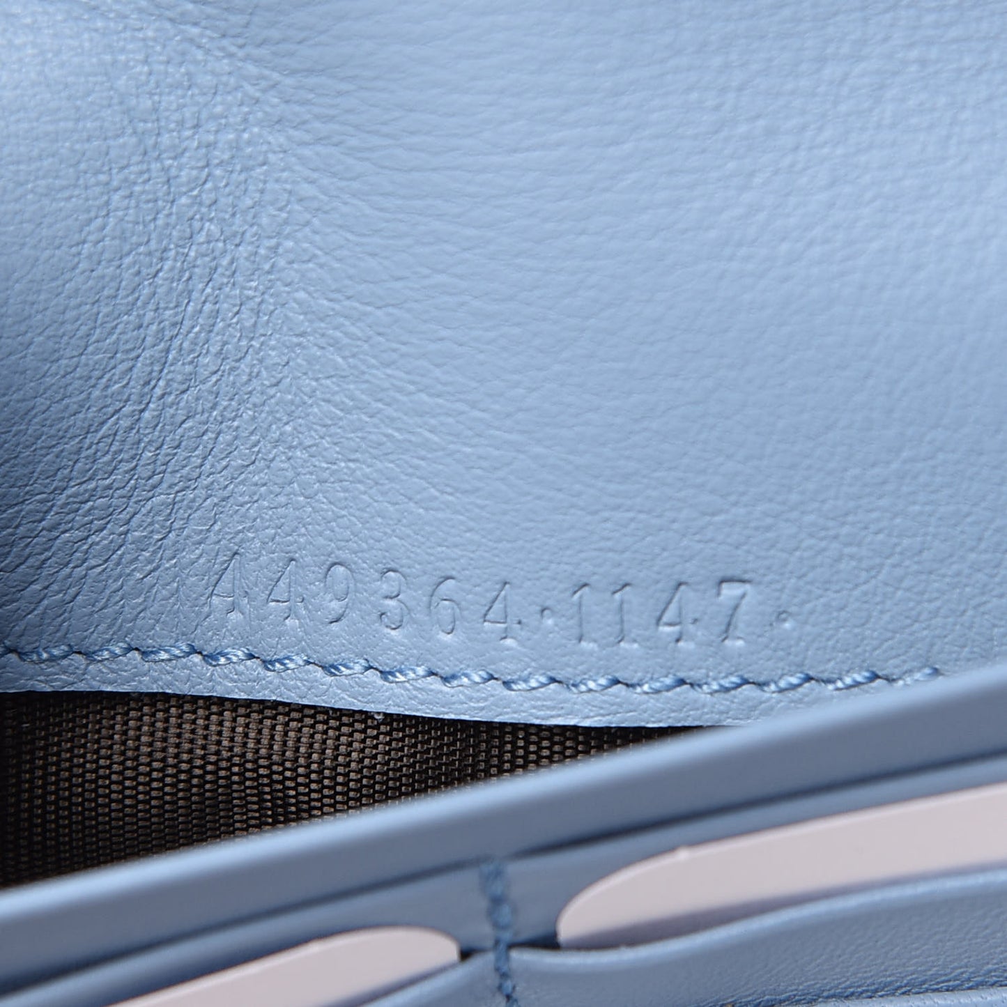 Soft Microguccissima Continental Zip Wallet Mineral Blue