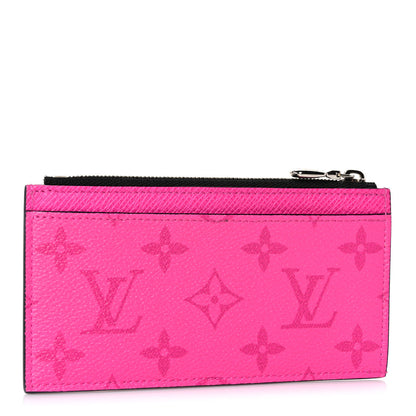 Louis Vuitton Taigarama Coin Card Holder Fuchsia 3 of 7