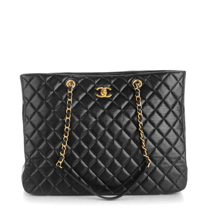 Chanel Caviar Quilted Timeless Tote Black 1 of 8