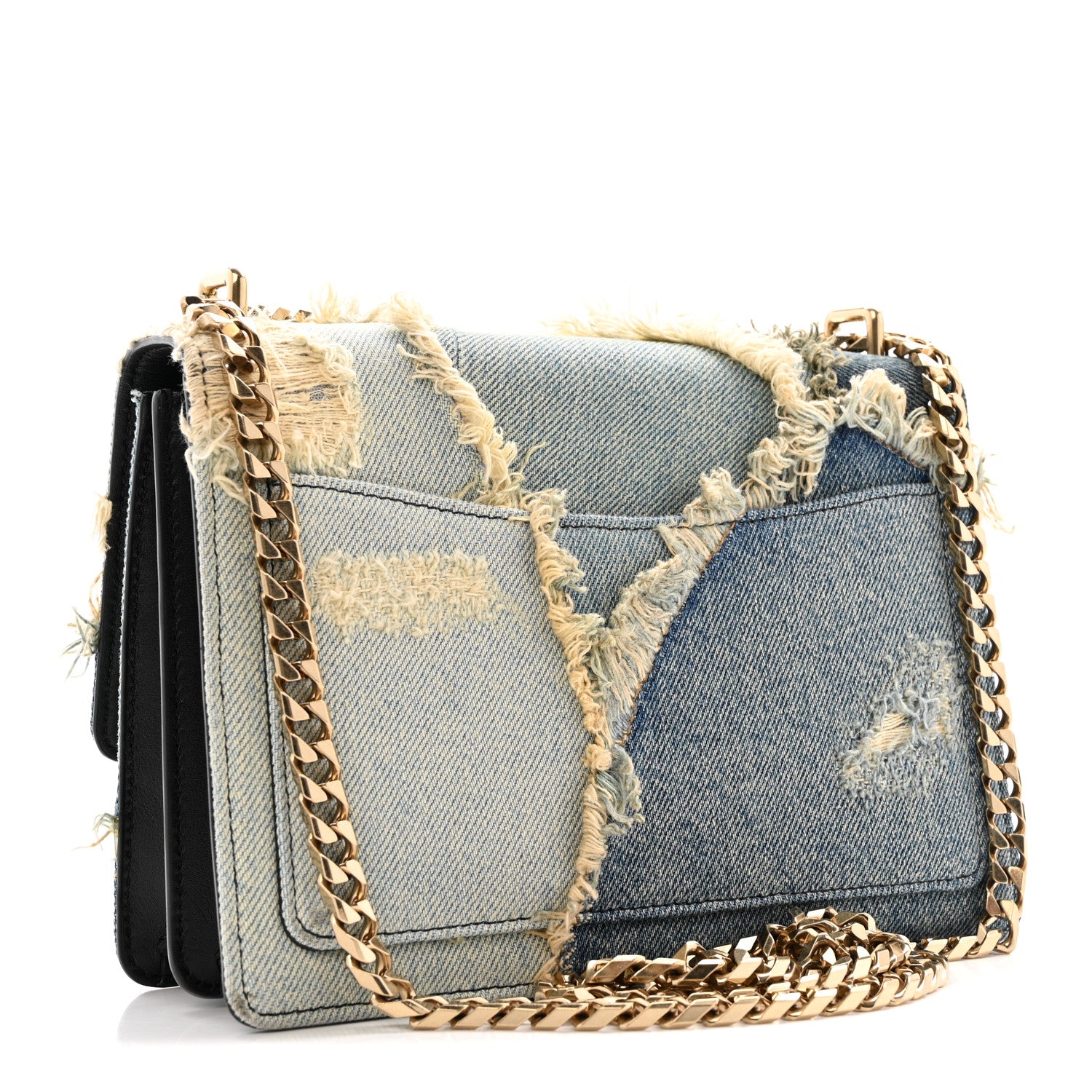 Dolce & Gabbana Denim 3.5 Crossbody Bag Blue 3 of 12