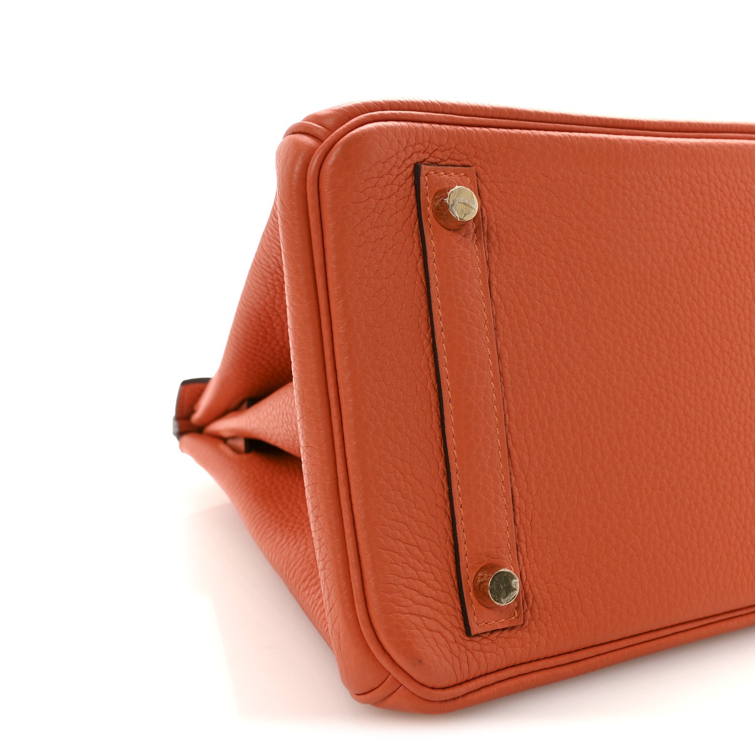 Hermes Taurillon Clemence Birkin 30 Feu 8 of 9