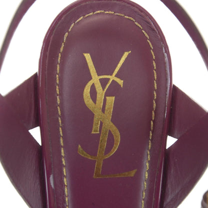 Saint Laurent Patent Tribute 105 Platform Sandals 40 6 of 6