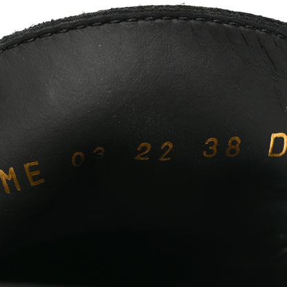 Christian Dior Brushed Calfskin Dior Code Lug Sole 15mm Loafers 38 Black 8 of 8