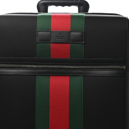 Gucci Techno Canvas Web Wheeled Carry-On Black 7 of 12