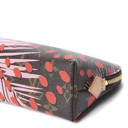 Louis Vuitton Monogram Jungle Dots Cosmetic Pouch Sugar Pink Poppy 6 of 7