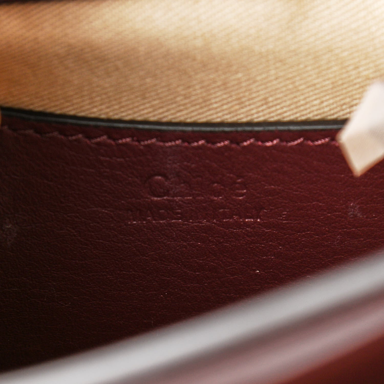 Chloe Spazzolato Sfumato Lambskin Calfskin Small Tess Bag Burnt Brown 6 of 13