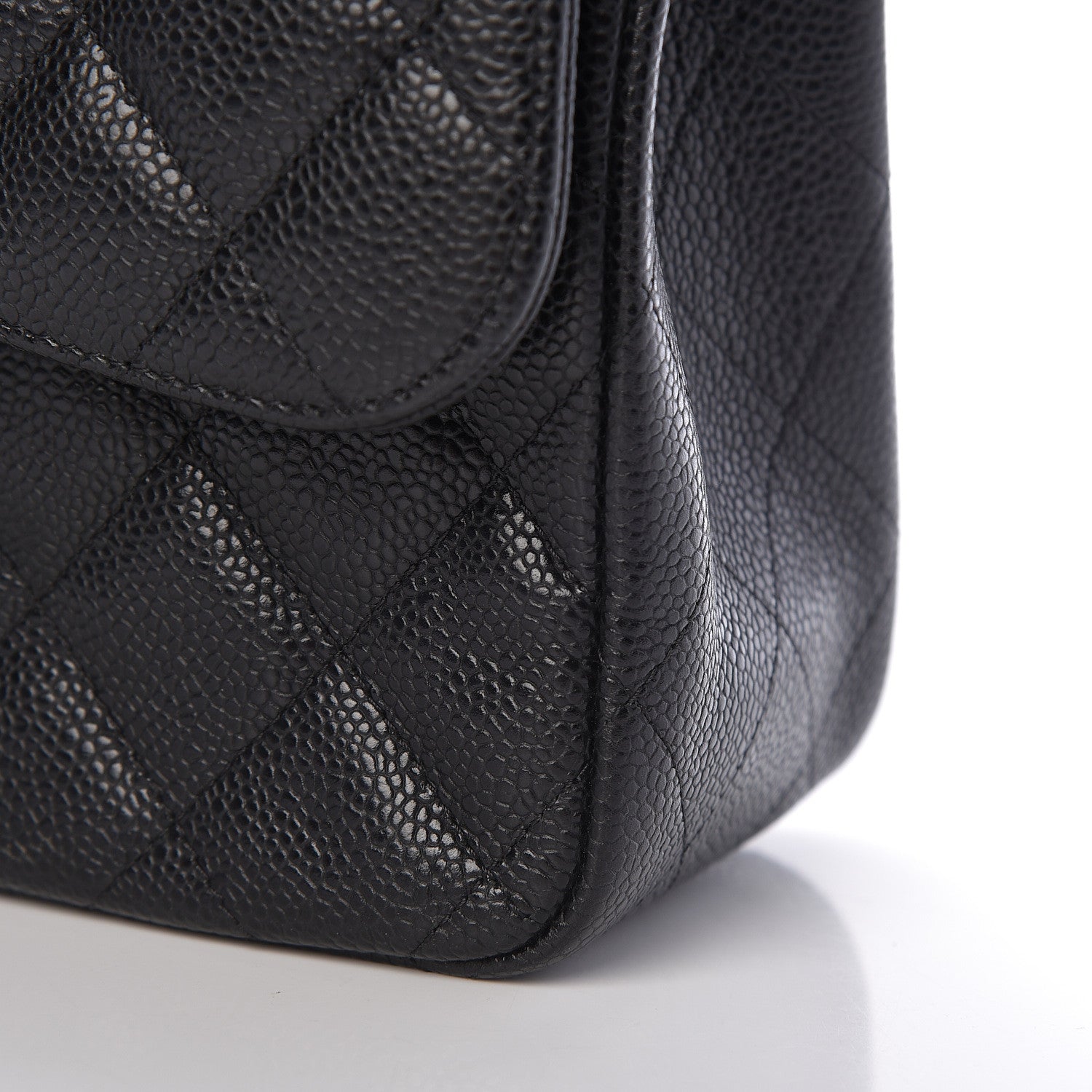 Chanel Caviar Quilted Jumbo Double Flap Black 8 of 12