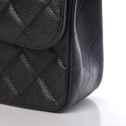 Chanel Caviar Quilted Jumbo Double Flap Black 8 of 12