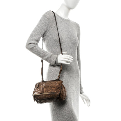 Givenchy Tumbled Sheepskin Mini Pandora Brown 2 of 7