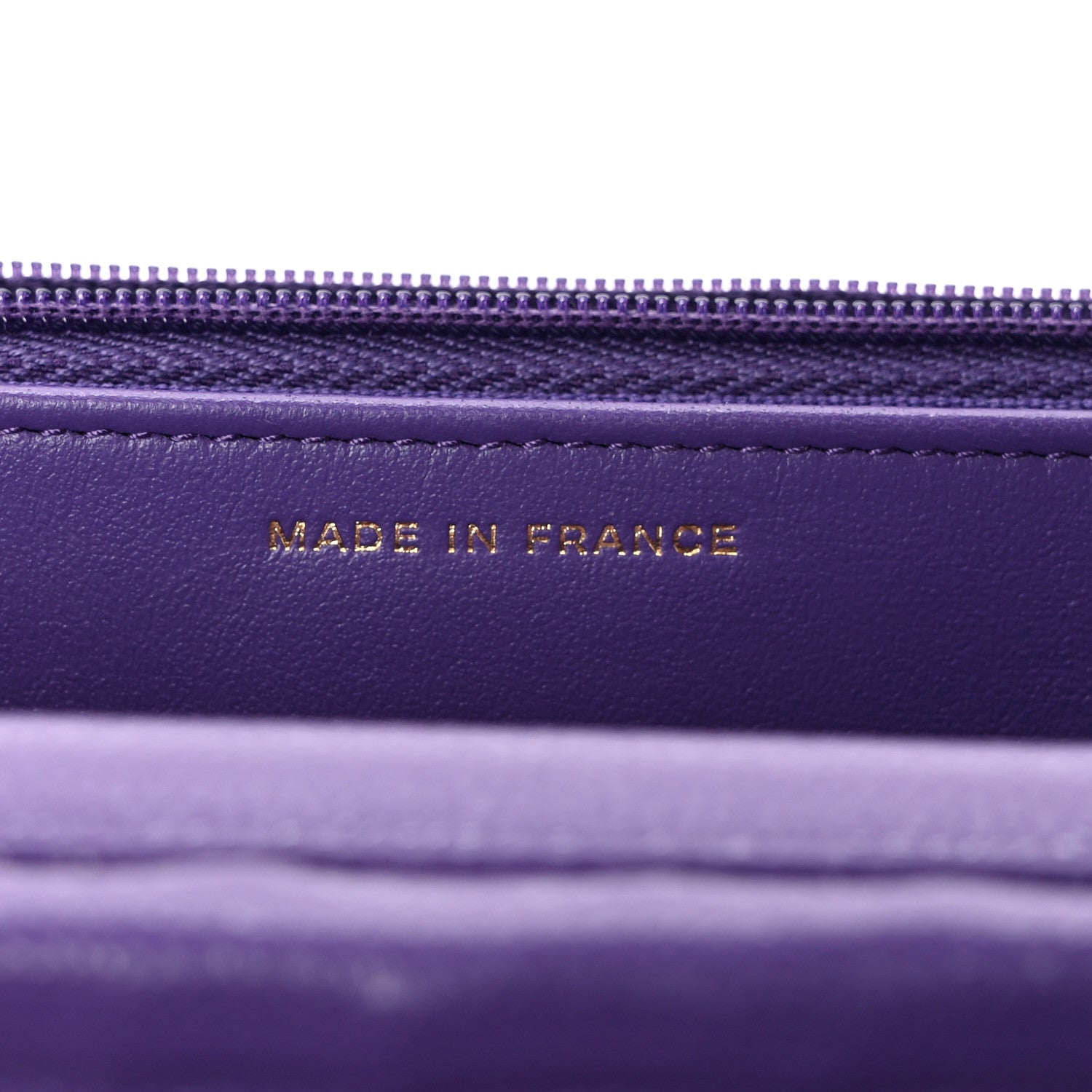 Chanel Caviar Quilted Wallet On Chain WOC Purple 7 of 10