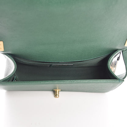 Chanel Caviar Quilted Medium Boy Flap Green 5 of 7