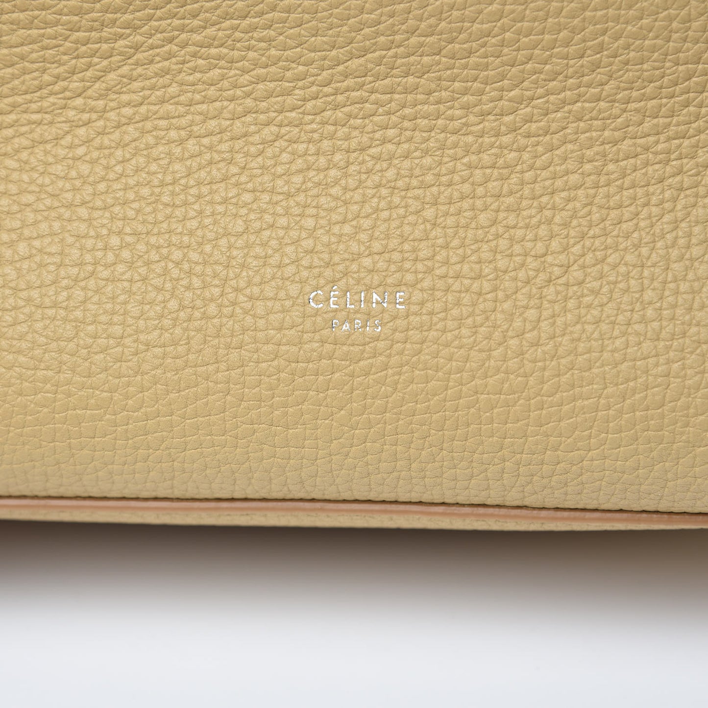 Supple Grained Calfskin Small Big Bag Sand