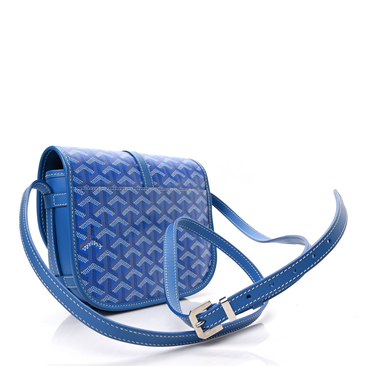 Goyardine Belvedere II PM Messenger Bag Sky Blue