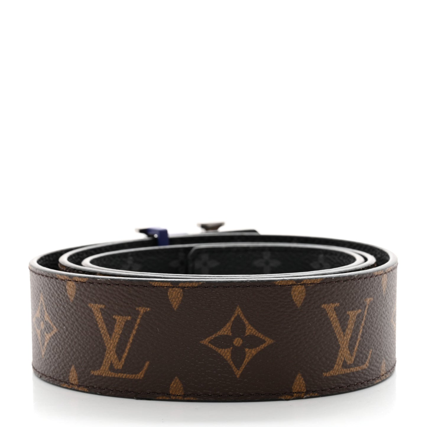 Calfskin Monogram Eclipse 40mm LV Line Reversible Belt 95 38