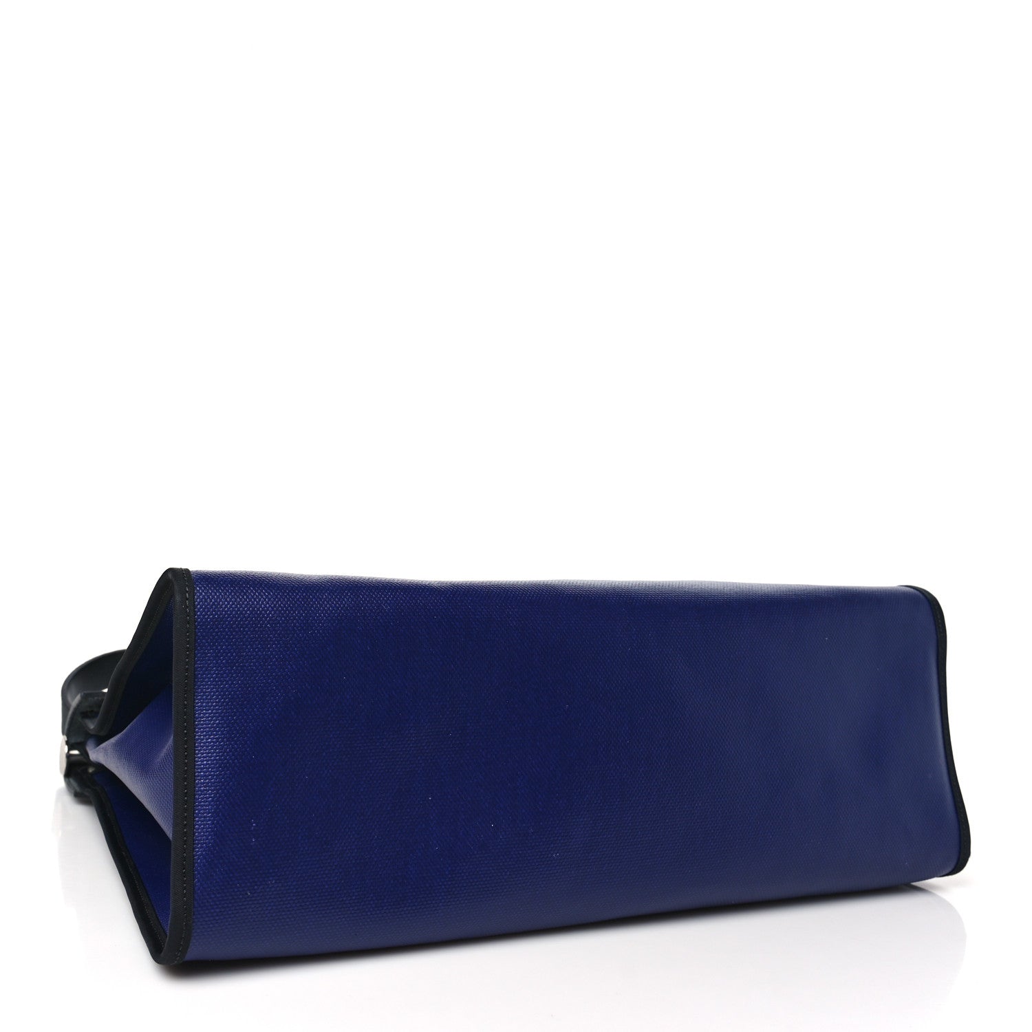 Hermes Toile H Berline Vache Hunter Herbag Zip 39 MM Bleu Saphir Black 5 of 12