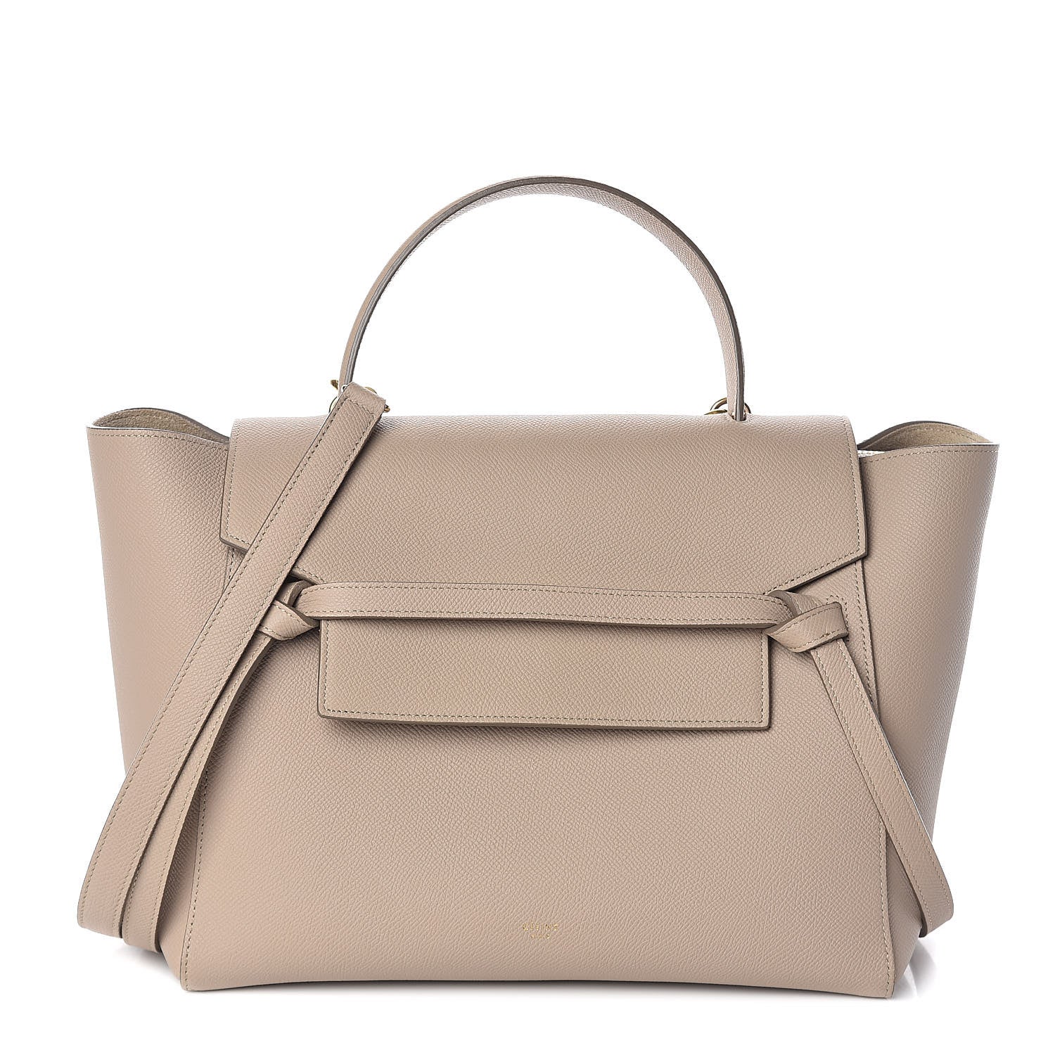 Celine Grained Calfskin Mini Belt Bag Light Taupe 1 of 9