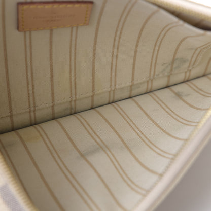 Louis Vuitton Damier Azur Neverfull MM GM Pochette 5 of 13