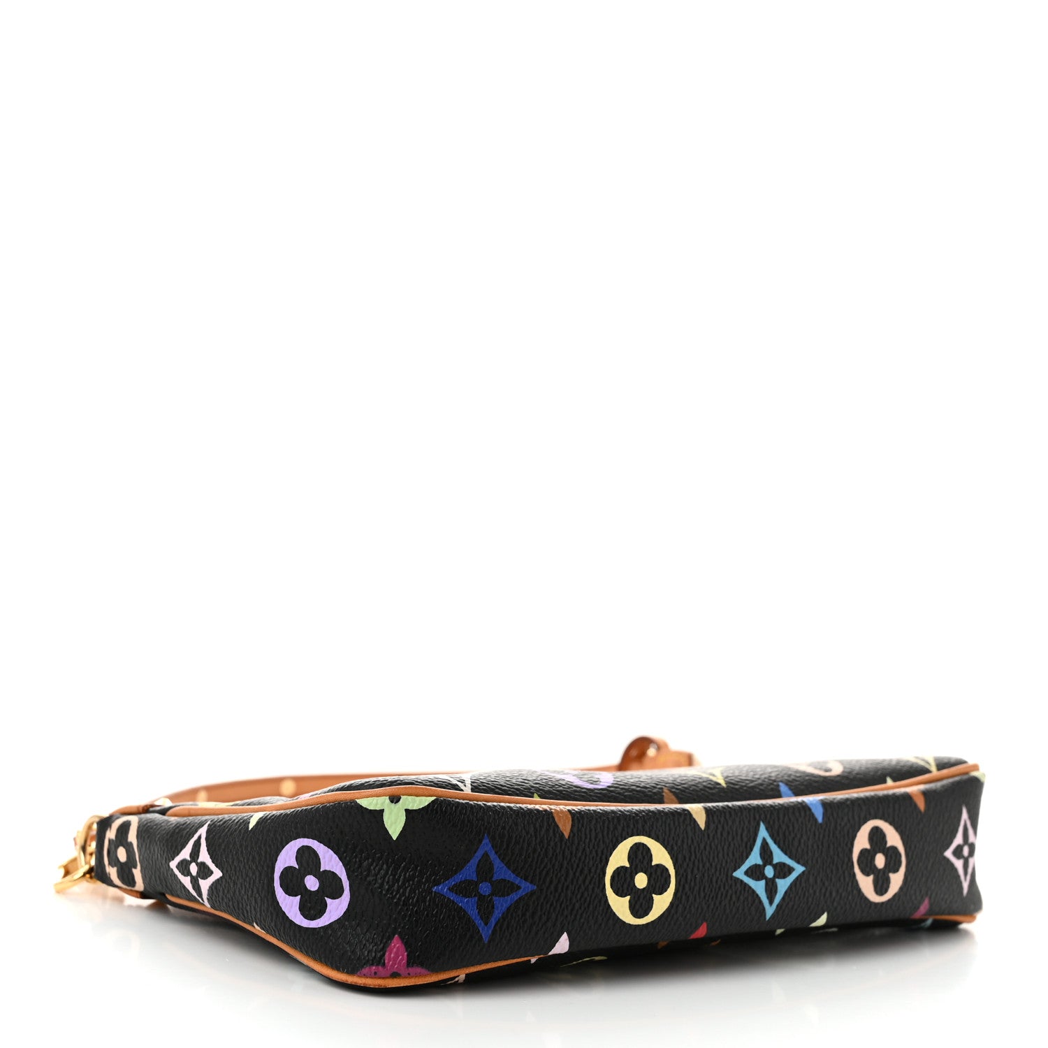 Louis Vuitton Monogram Multicolor Pochette Accessories Black 4 of 10