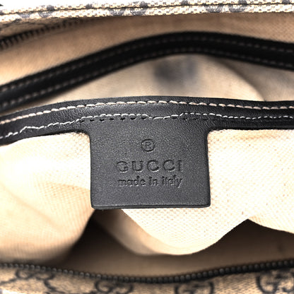 Gucci GG Plus Monogram Large Flat Messenger Bag Beige Blue 6 of 17