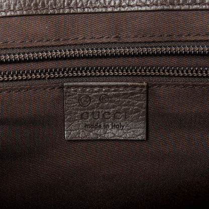 Gucci Monogram Flap Messenger Bag Beige Dark Brown 6 of 12