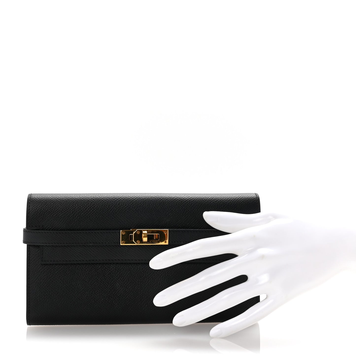 Epsom Kelly Longue Wallet Black