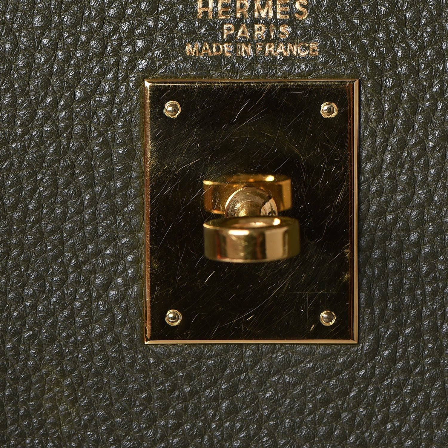 Hermes Togo Kelly Retourne 32 Vert Olive 19 of 31
