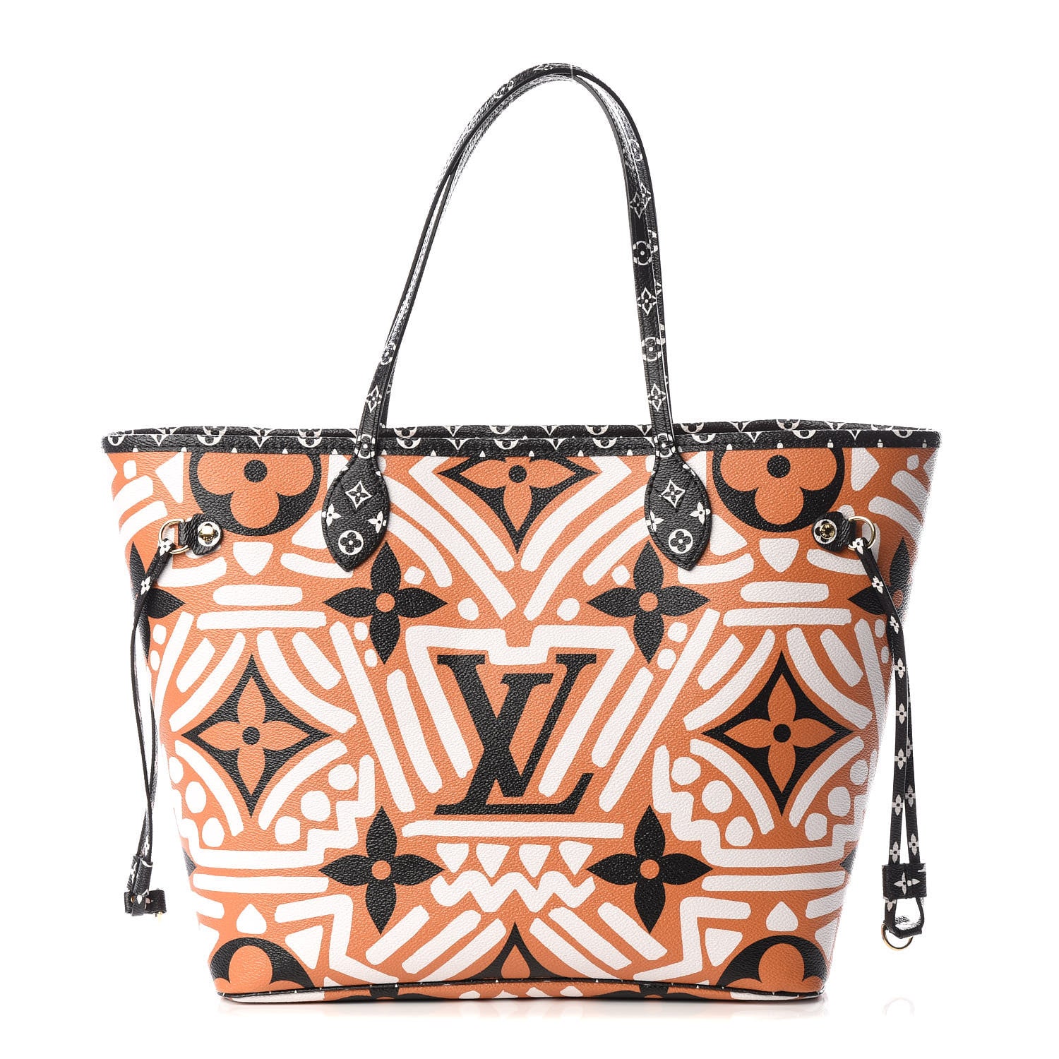 Louis Vuitton Monogram Giant Crafty Neverfull MM Creme Caramel 1 of 11