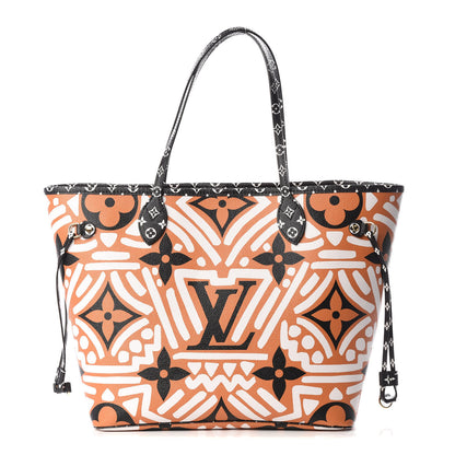 Louis Vuitton Monogram Giant Crafty Neverfull MM Creme Caramel 1 of 11
