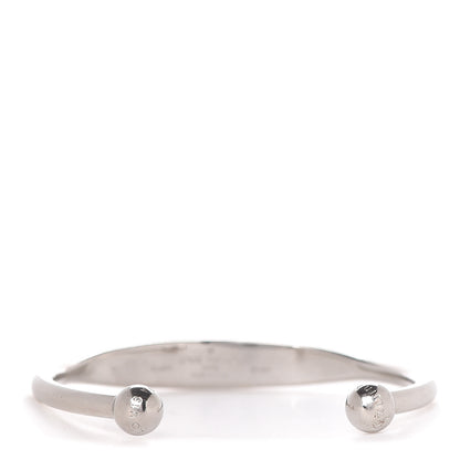 Louis Vuitton Brass Monogram Jonc Cuff M Silver 3 of 4