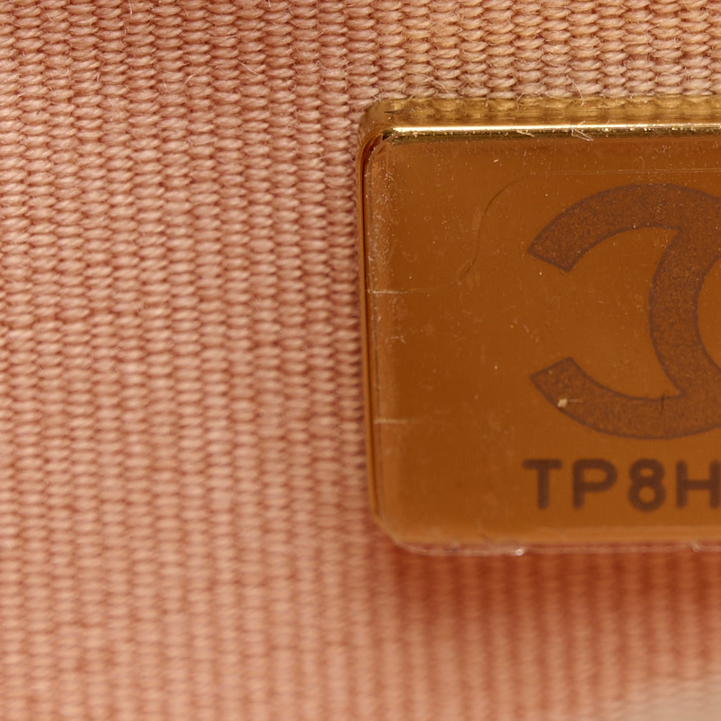 Caviar Quilted Wallet on Chain WOC Beige