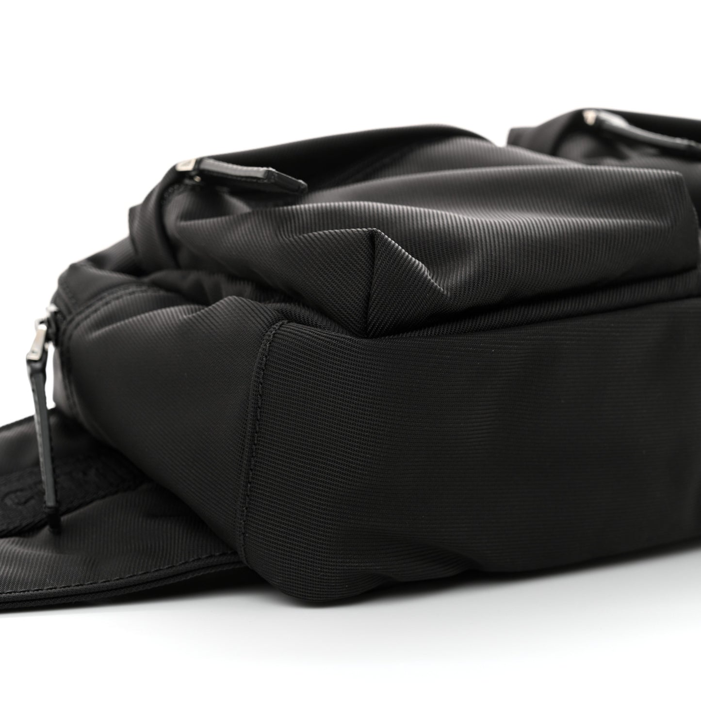 Nylon Essential U Belt Bag Black