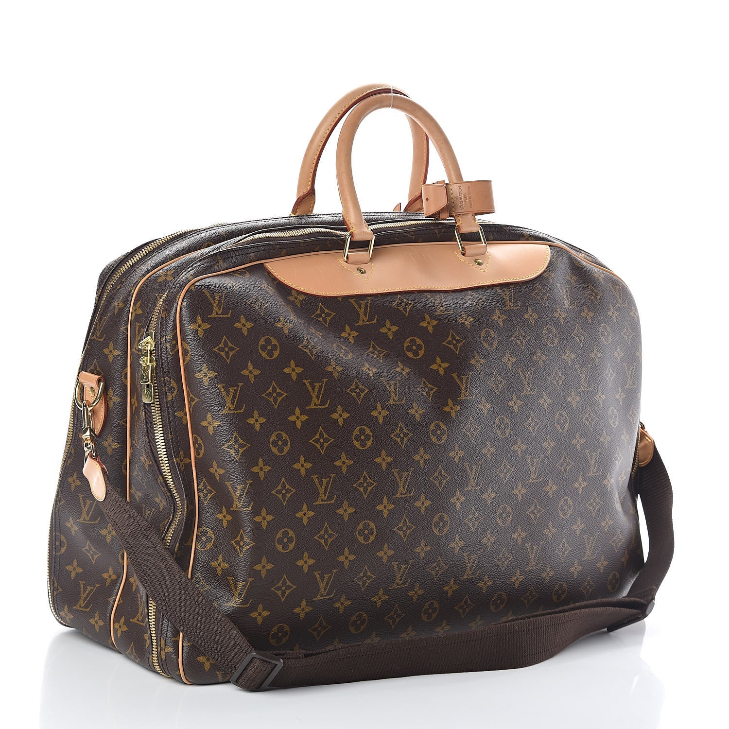 Louis Vuitton Monogram Alize 2 Compartment Luggage Travel Bag 3 of 10