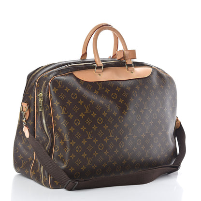 Louis Vuitton Monogram Alize 2 Compartment Luggage Travel Bag 3 of 10