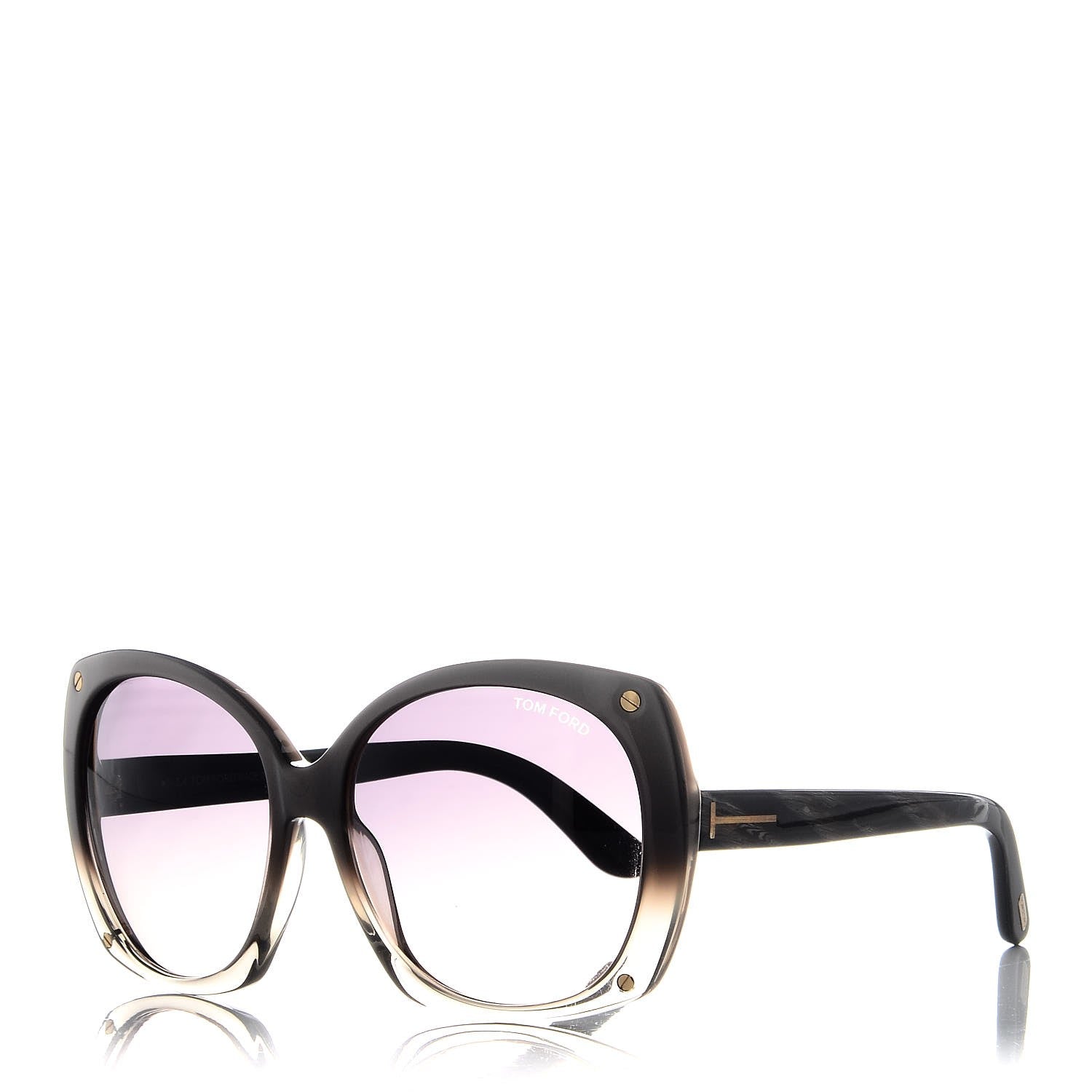 Tom Ford Gabriella Sunglasses TF362 Gray 1 of 8