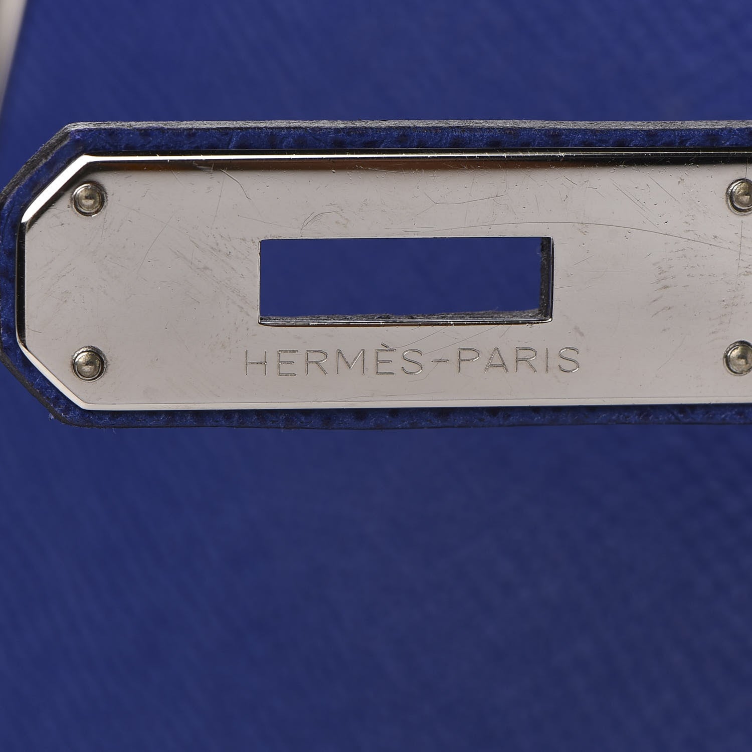 Hermes Epsom Candy Kelly Retourne 35 Bleu Electrique Mykonos 16 of 36