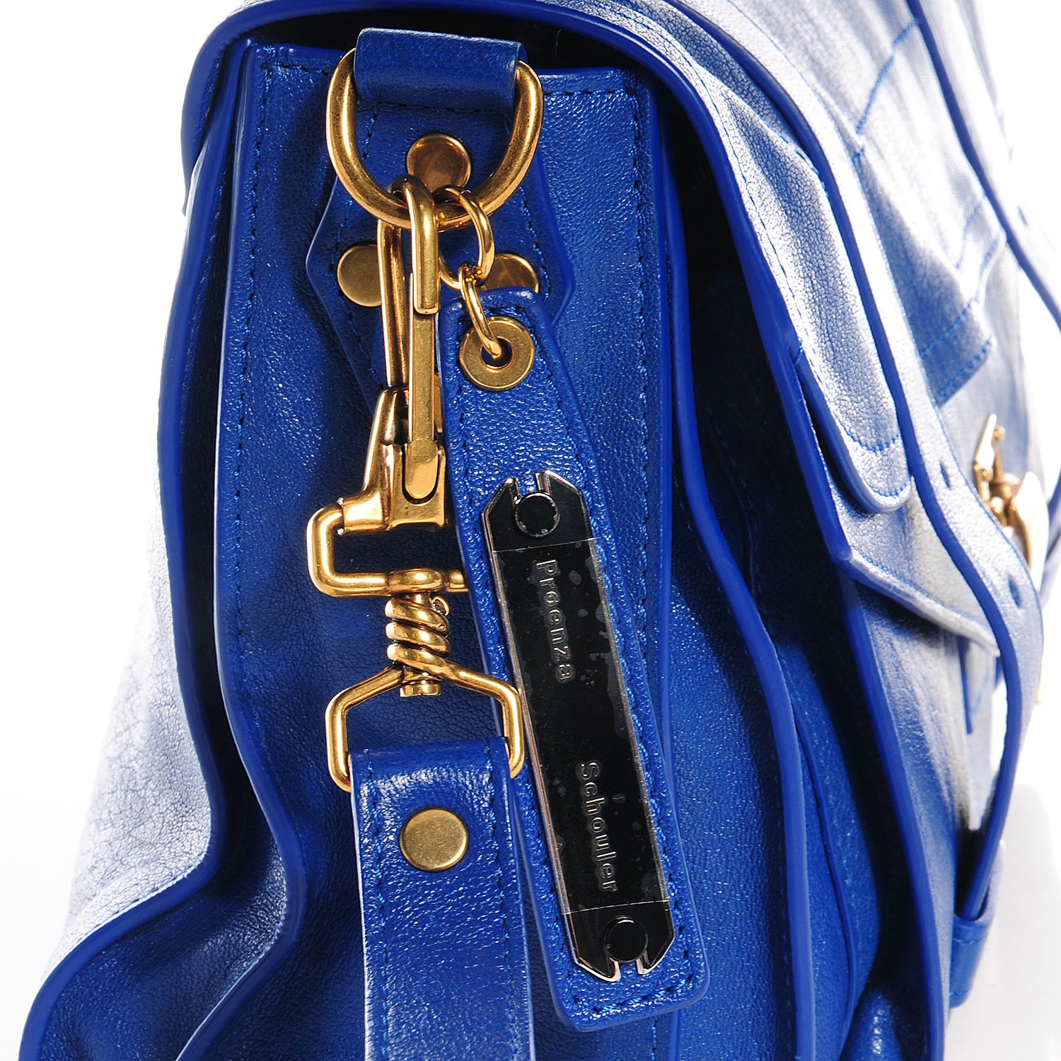 Proenza Schouler Lambskin Medium PS1 Satchel Royal Blue 4 of 12
