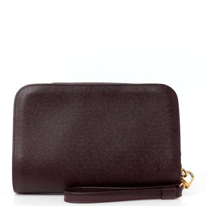 Louis Vuitton LOUIS VUITTON Taiga Baikal Pochette Acajou 1 of 13