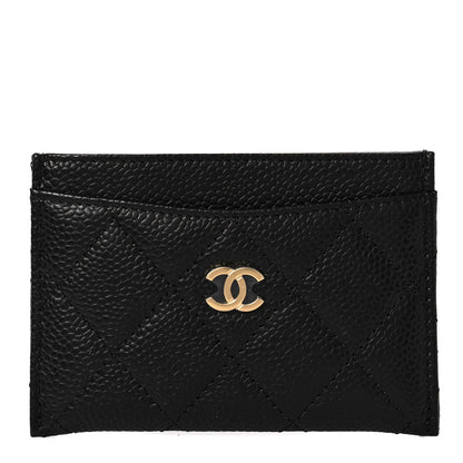 Chanel Caviar Quilted Card Holder Black 1 of 8