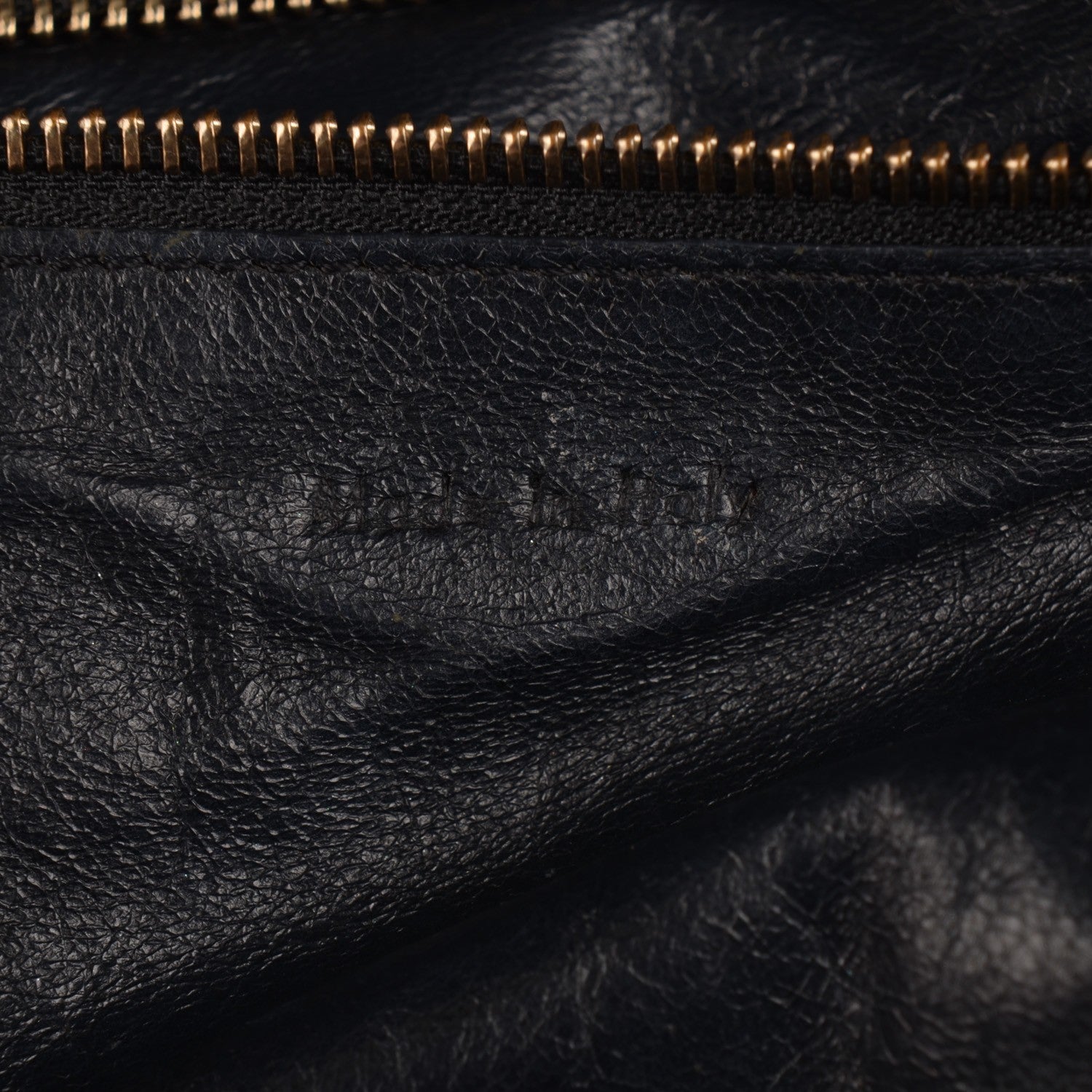 Celine Calfskin Denim Mini Luggage Black Navy 15 of 17