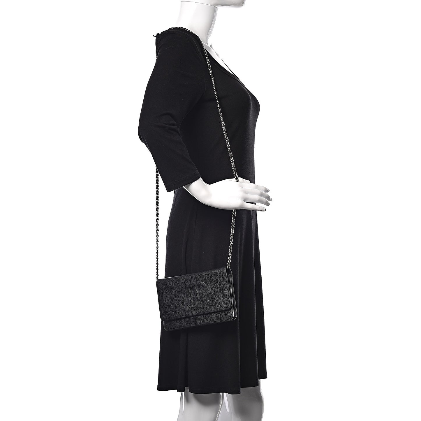 Caviar Timeless CC Wallet On Chain WOC Black
