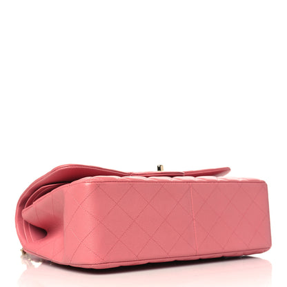 Chanel Caviar Quilted Jumbo Double Flap Dark Pink 4 of 10