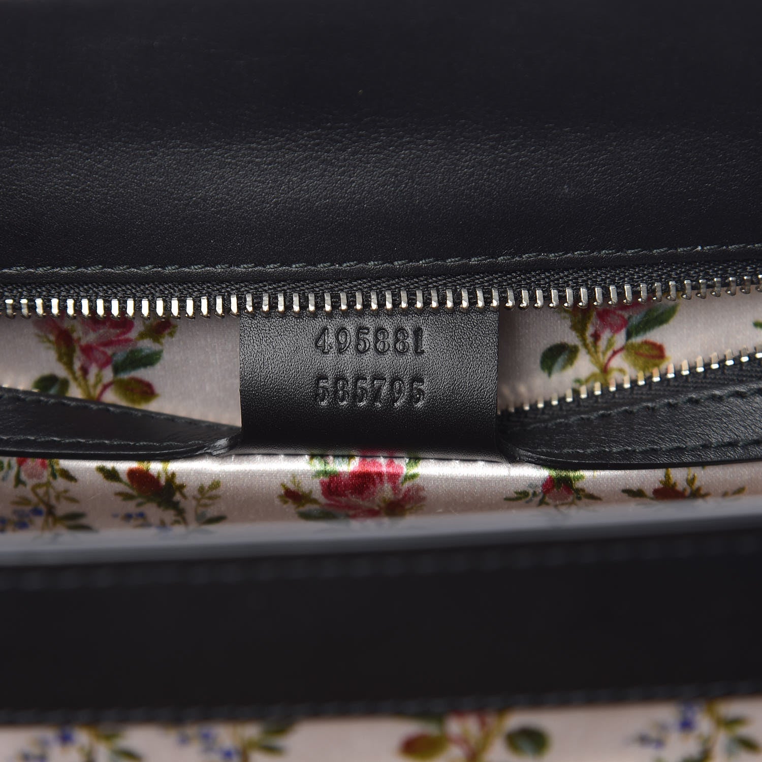 Gucci Calfskin Bamboo Medium Thiara Top Handle Bag Black 7 of 14