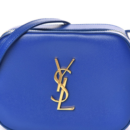 Saint Laurent Grain De Poudre Small Classic Monogram Camera Bag Blue Majorelle 9 of 9