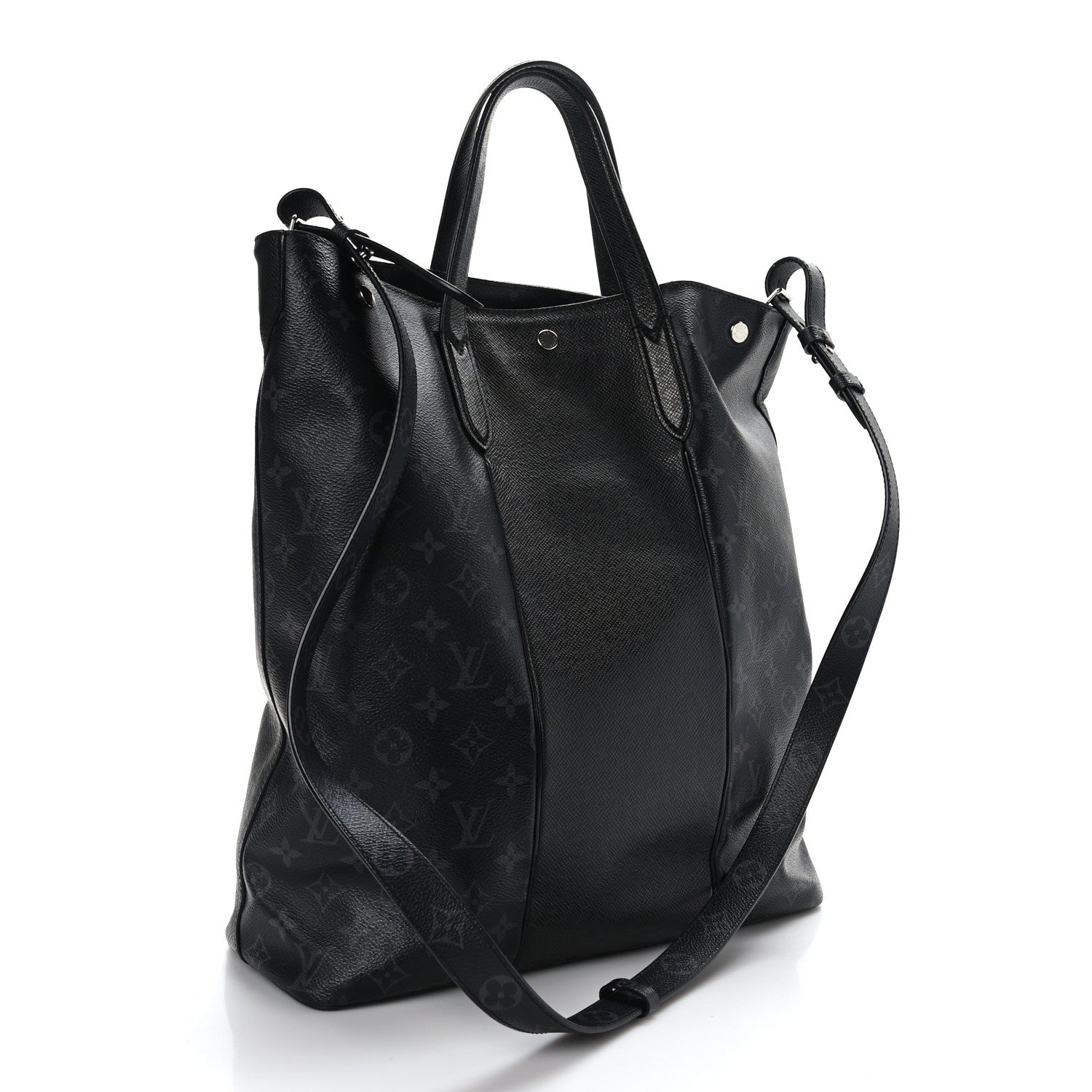 Louis Vuitton Taiga Monogram Eclipse Outdoor Tote Black 3 of 8