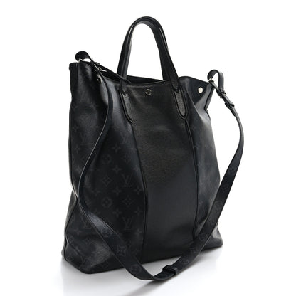 Louis Vuitton Taiga Monogram Eclipse Outdoor Tote Black 3 of 8