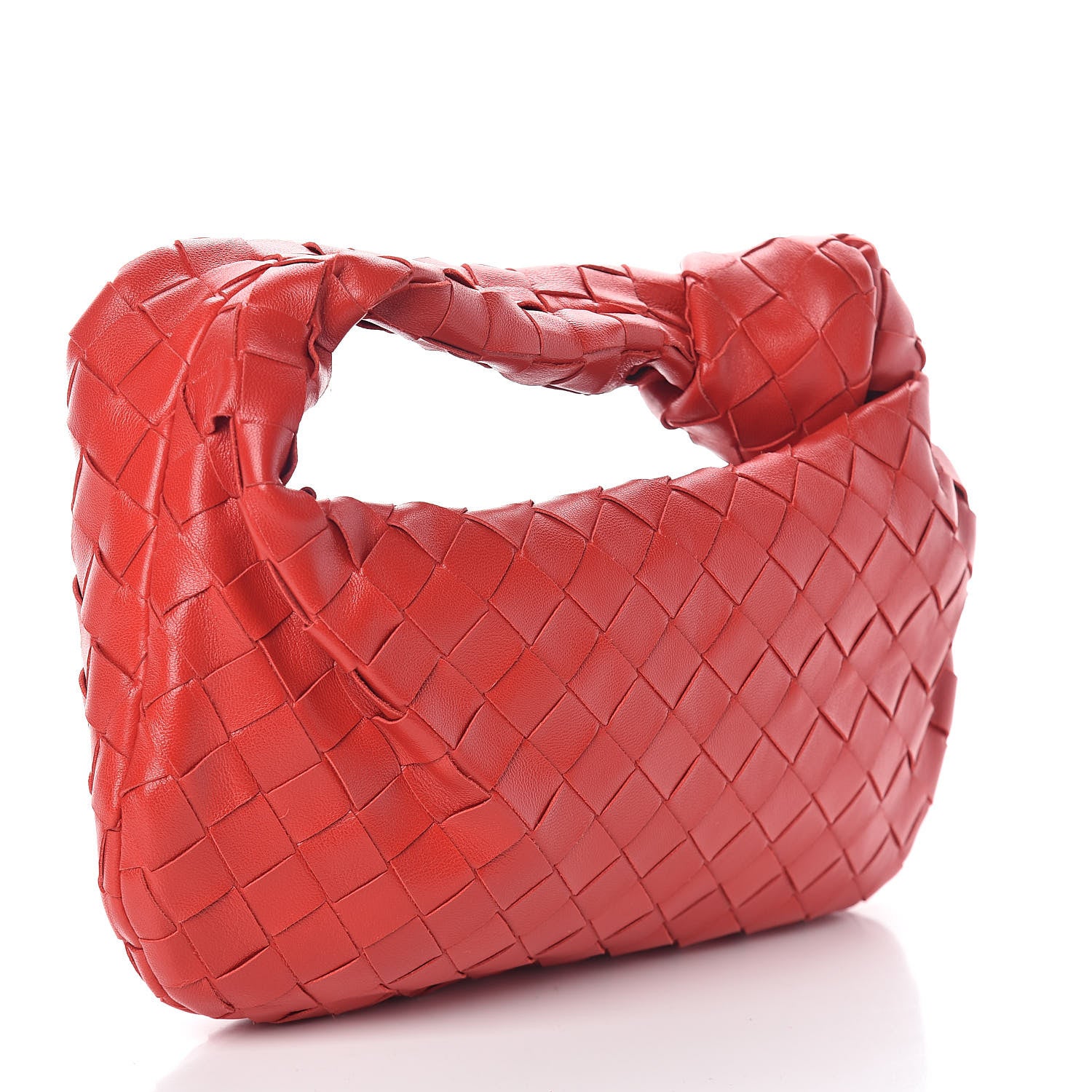 Bottega Veneta Nappa Intrecciato Mini Jodie Red 3 of 9