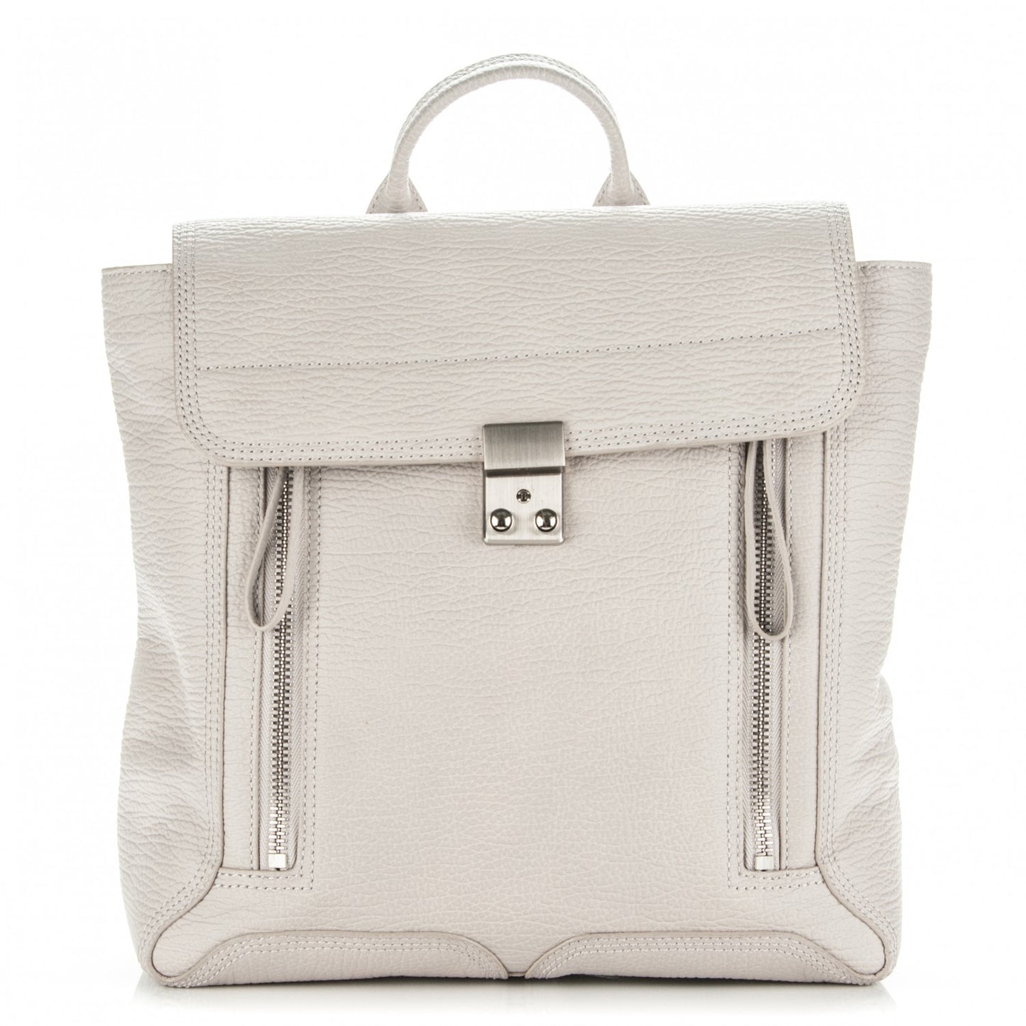 3.1 Textured Calfskin Pashli Backpack Feather
